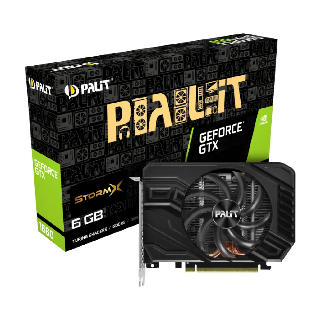 nVidia GTX1660 6GB GDDR5 Palit StormX DVI HDMI DisplayPort (NE51660018J9-165F) nVidia GTX1660 6GB GDDR5 Palit StormX DVI HDMI DisplayPort (NE51660018J9-165F)