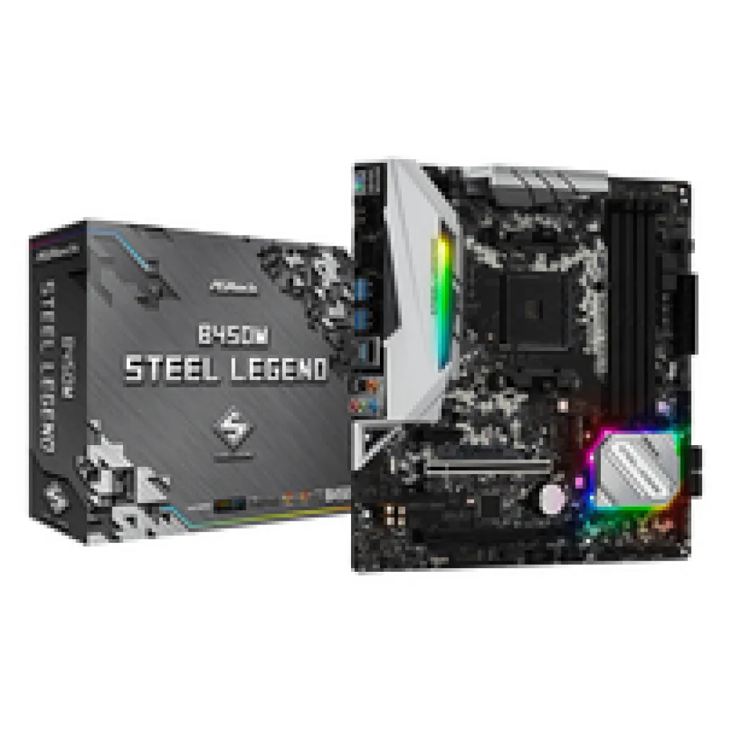 MB AM4 Asrock B450M STEEL LEGEND microATX MB AM4 Asrock B450M STEEL LEGEND microATX