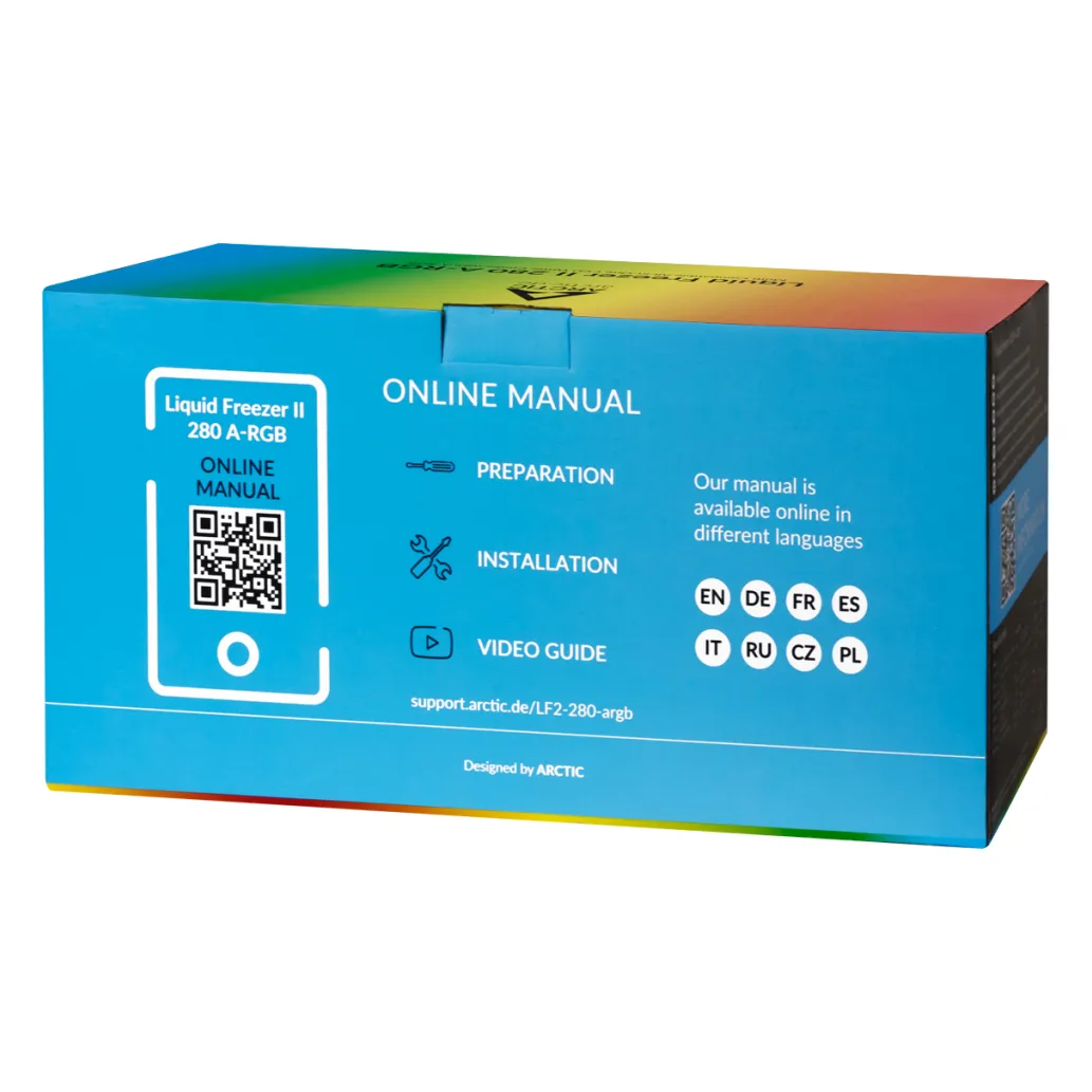 Vodno hlajenje Arctic Arctic Liquid Freezer II - 280mm ARGB črna (ACFRE00106A) Vodno hlajenje Arctic Arctic Liquid Freezer II - 280mm ARGB črna (ACFRE00106A)