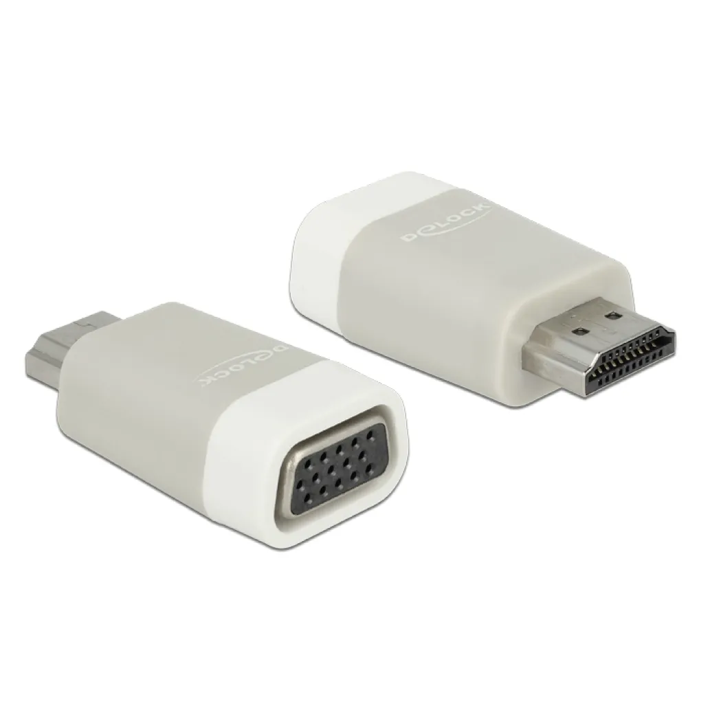Adapter HDMI (m) => VGA (ž) Delock (65472) Adapter HDMI (m) => VGA (ž) Delock (65472)