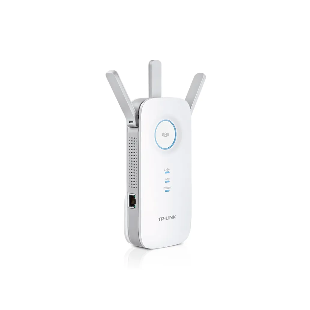 Razširitev brezžičnega omrežja TP-Link WiFi5 802.11ac AC1750 1300Mbit/s 1xRJ45 3x antena (RE450) Razširitev brezžičnega omrežja TP-Link WiFi5 802.11ac AC1750 1300Mbit/s 1xRJ45 3x antena (RE450)