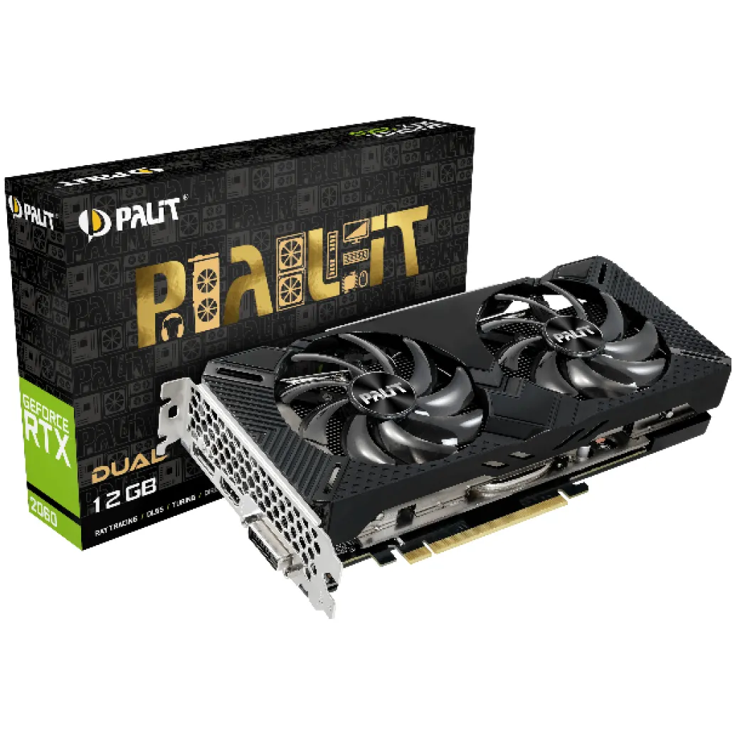 nVidia RTX2060 12GB GDDR6 Palit Dual DVI HDMI DisplayPort (NE62060018K9-1160C) nVidia RTX2060 12GB GDDR6 Palit Dual DVI HDMI DisplayPort (NE62060018K9-1160C)