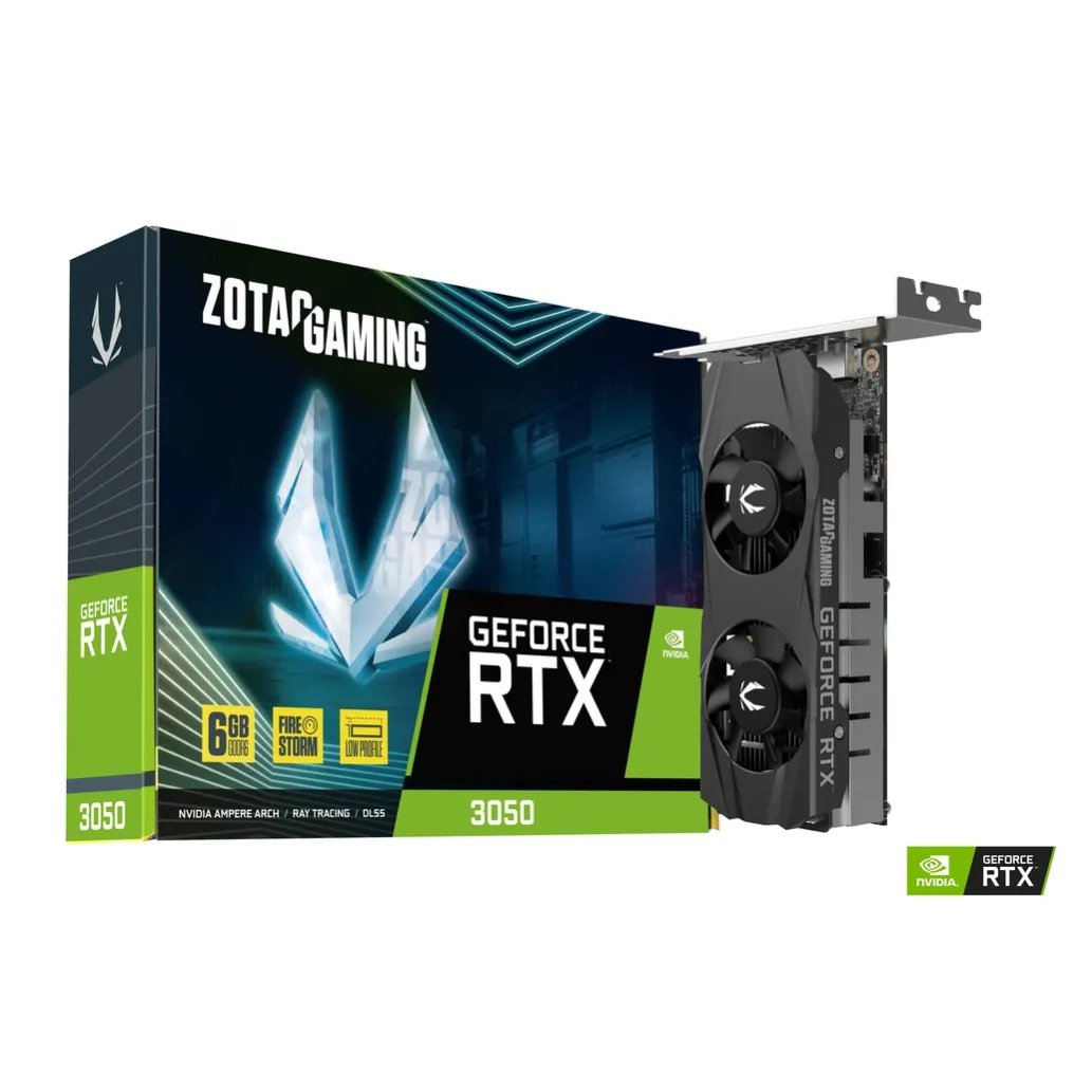 Grafična kartica nVidia RTX3050-6GB Zotac Low profile - 6GB GDDR6 (ZT-A30510L-10L) Grafična kartica nVidia RTX3050-6GB Zotac Low profile - 6GB GDDR6 (ZT-A30510L-10L)