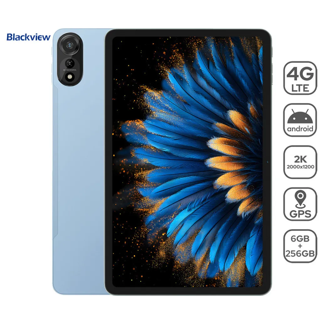 Tablični računalnik 31,2 cm (12,0") Blackview Mega 2 6GB 256GB LTE priloženo pisalo Android modra () Tablični računalnik 31,2 cm (12,0") Blackview Mega 2 6GB 256GB LTE priloženo pisalo Android modra ()