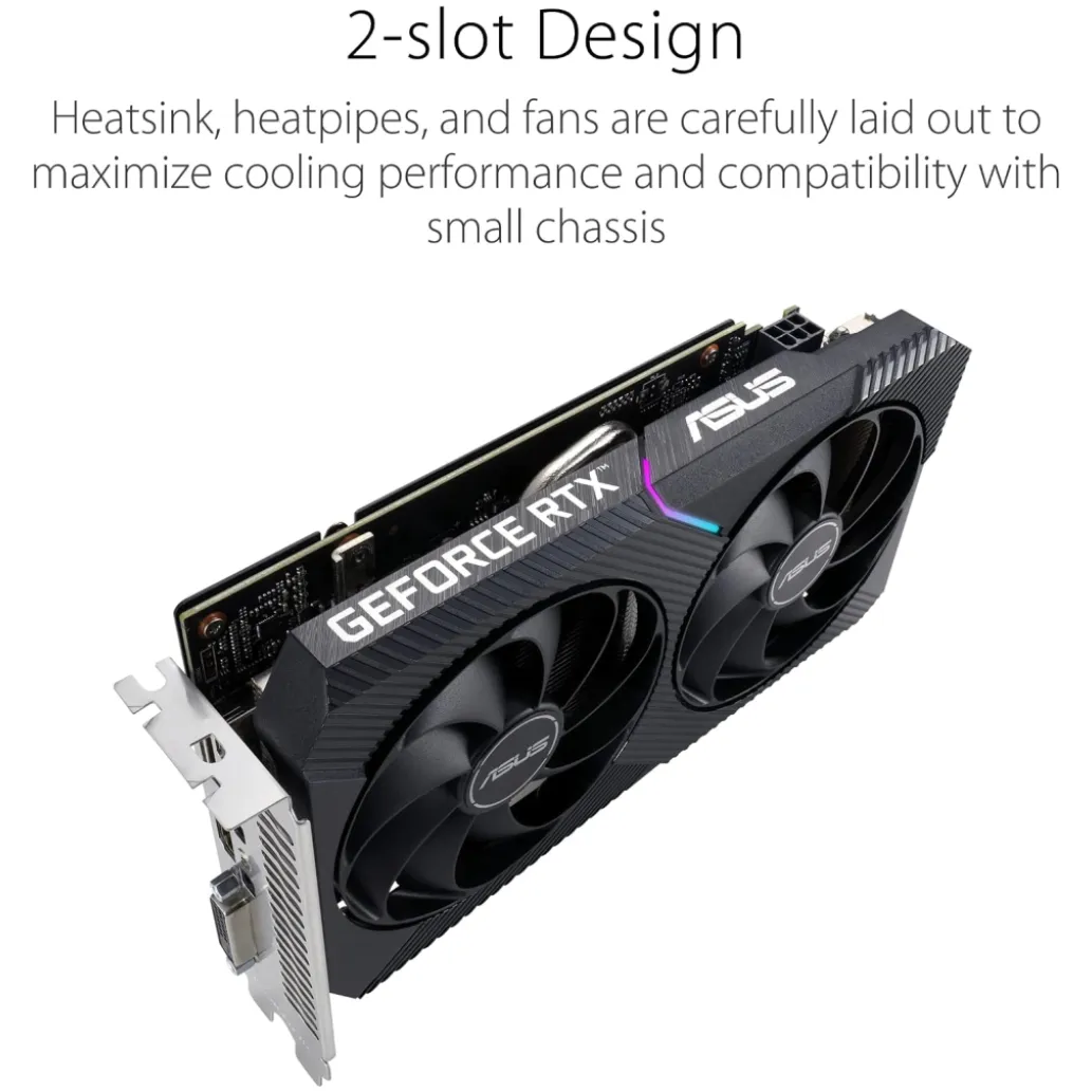 Grafična kartica nVidia RTX3050 Asus Dual V2 - 8GB GDDR6 (90YV0GH7-M0NA00) Grafična kartica nVidia RTX3050 Asus Dual V2 - 8GB GDDR6 (90YV0GH7-M0NA00)