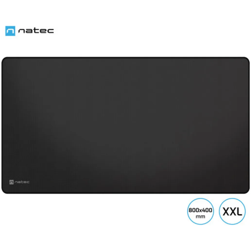 Podloga za miško NATEC tekstilna tkanina 800x400mm XXL vodoodporna črna (POD-NAT-COLORS-XXL-B) Podloga za miško NATEC tekstilna tkanina 800x400mm XXL vodoodporna črna (POD-NAT-COLORS-XXL-B)