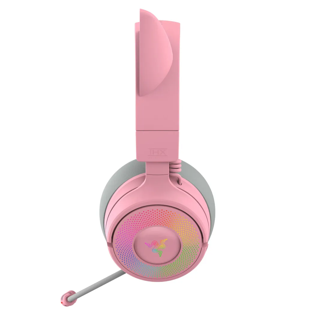 Slušalke brezžične Razer naglavne z mikrofonom BT/1x3,5mm/USB Kraken Kitty V3 Pro roza Gaming (RZ04-05170200-R3M1) Slušalke brezžične Razer naglavne z mikrofonom BT/1x3,5mm/USB Kraken Kitty V3 Pro roza Gaming (RZ04-05170200-R3M1)