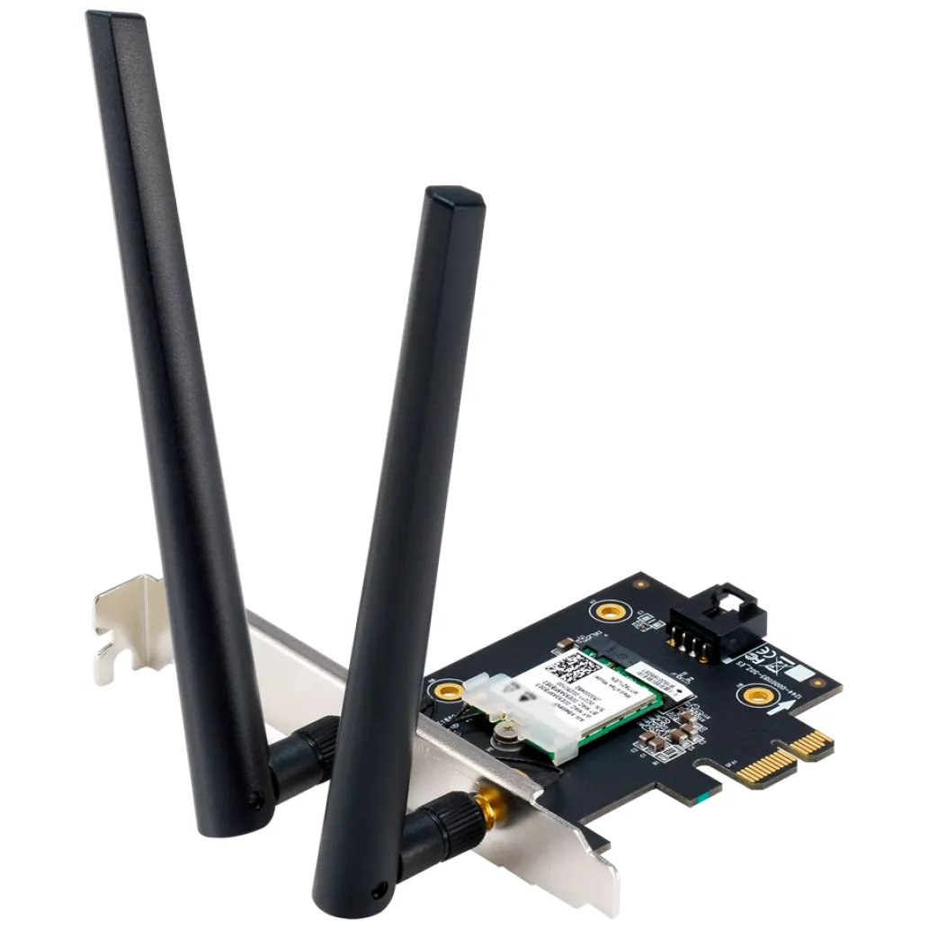 Brezžični mrežni adapter PCIe Asus PCE-AX1800 WiFi6 802.11ax 2x antena BT 5.2 (90IG07A0-MO0B00) Brezžični mrežni adapter PCIe Asus PCE-AX1800 WiFi6 802.11ax 2x antena BT 5.2 (90IG07A0-MO0B00)