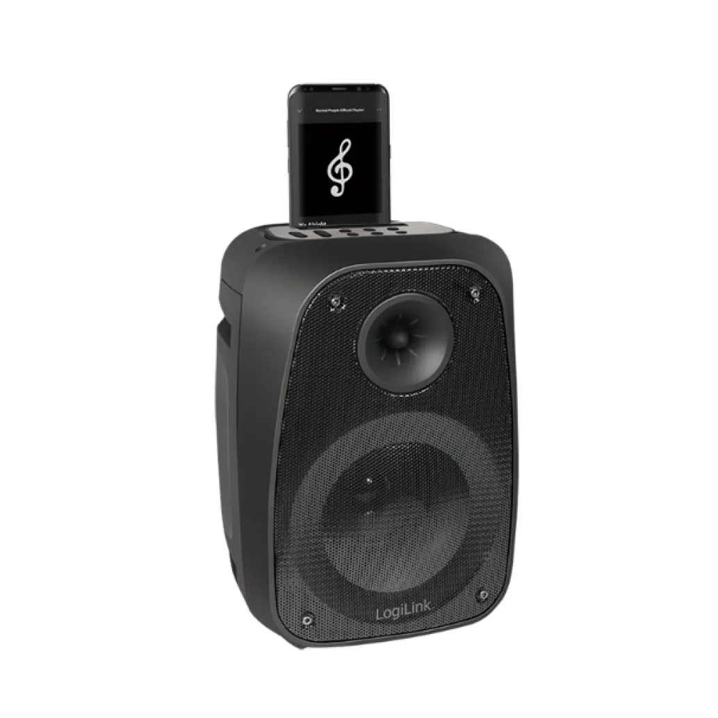 Zvočnik Bluetooth LogiLink z osvetljavo TWS 10 W - črni (SP0058) Zvočnik Bluetooth LogiLink z osvetljavo TWS 10 W - črni (SP0058)