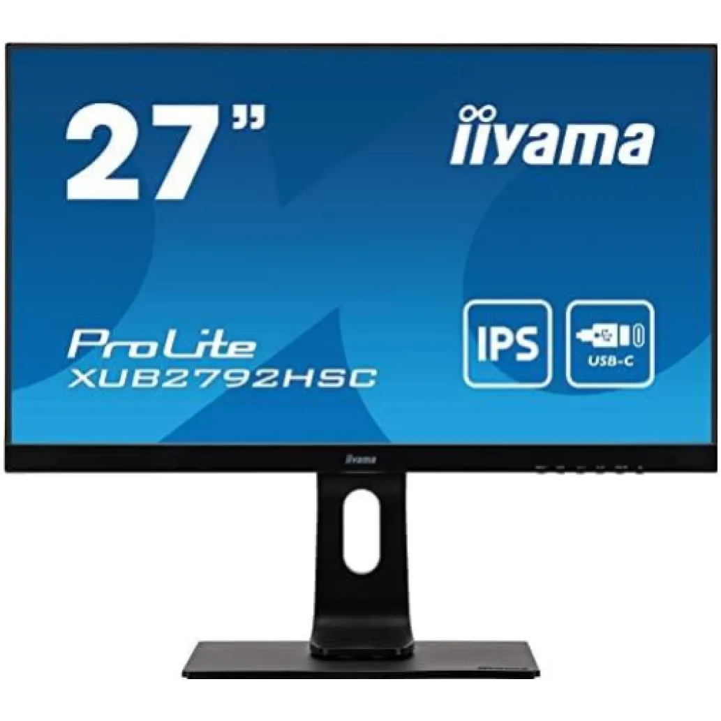 Monitor Iiyama 68,6 cm (27,0") XUB2792HSC-B1 1920x1080 75Hz IPS 4ms HDMI DisplayPort USB-C 65W 2xUSB3.0 Zvočniki sRGB99% Monitor Iiyama 68,6 cm (27,0") XUB2792HSC-B1 1920x1080 75Hz IPS 4ms HDMI DisplayPort USB-C 65W 2xUSB3.0 Zvočniki sRGB99%