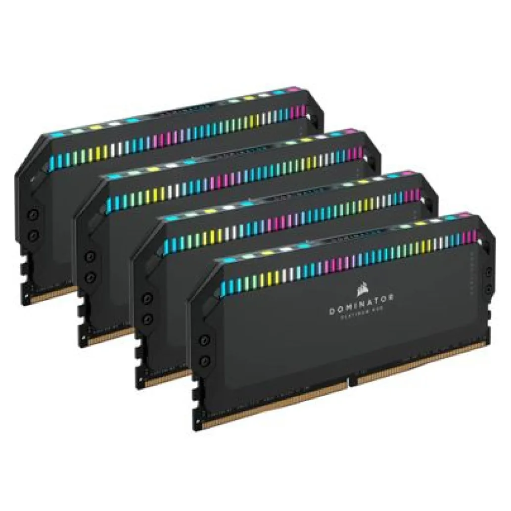 DDR5 64GB 6400MHz CL32 KIT (4x16GB) Corsair RGB Dominator Platinum XMP3.0 1,4V črna (CMT64GX5M4B6400C32) DDR5 64GB 6400MHz CL32 KIT (4x16GB) Corsair RGB Dominator Platinum XMP3.0 1,4V črna (CMT64GX5M4B6400C32)