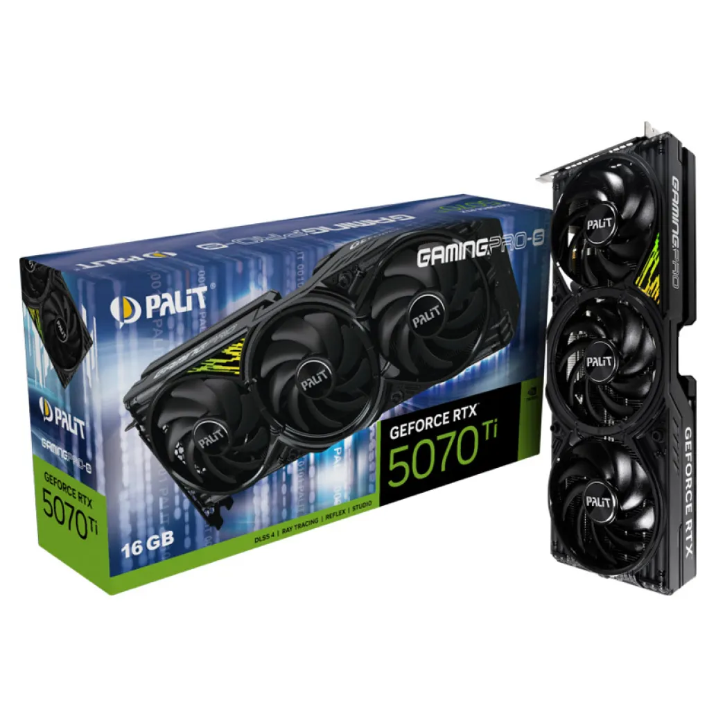 Grafična kartica nVidia RTX5070Ti Palit GamingPro-S - 16GB GDDR7 (NE7507T019T2-GB2031U) Grafična kartica nVidia RTX5070Ti Palit GamingPro-S - 16GB GDDR7 (NE7507T019T2-GB2031U)