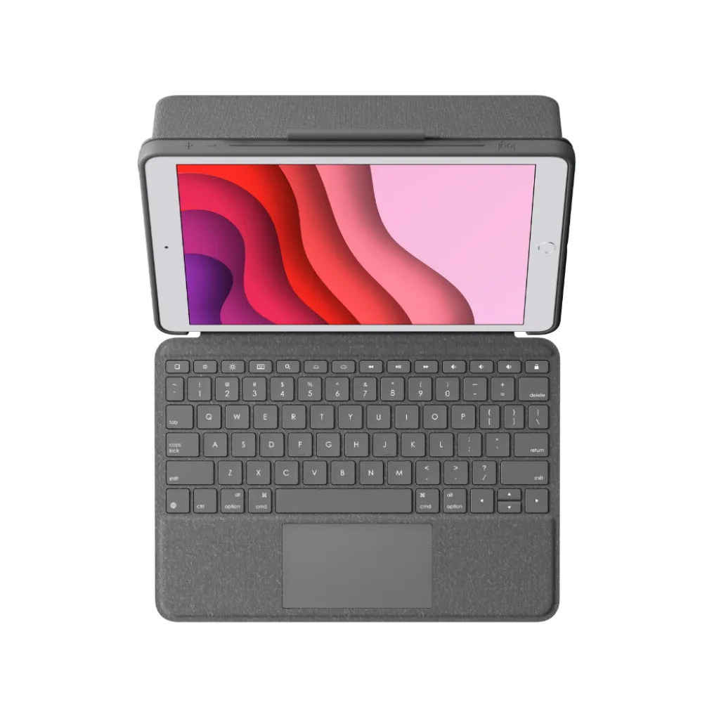 Ovitek za tablični računalnik 25,6cm (10,1") Logitech COMBO TOUCH, za iPad 10.2" (7., 8. in 9. gen.), SLO g. Ovitek za tablični računalnik 25,6cm (10,1") Logitech COMBO TOUCH, za iPad 10.2" (7., 8. in 9. gen.), SLO g.