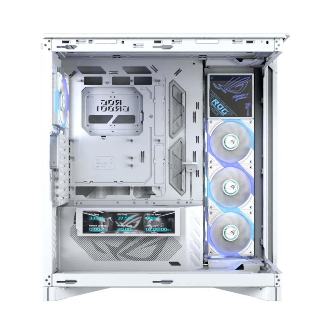 Ohišje Asus Cronox GR801 ATX - bela ARGB Ohišje Asus Cronox GR801 ATX - bela ARGB