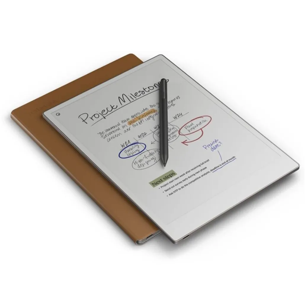 E-bralnik 11,8" reMarkable Paper Pro + Marker PLUS pisalo + Book Folio Premium leather rjav 64GB () E-bralnik 11,8" reMarkable Paper Pro + Marker PLUS pisalo + Book Folio Premium leather rjav 64GB ()