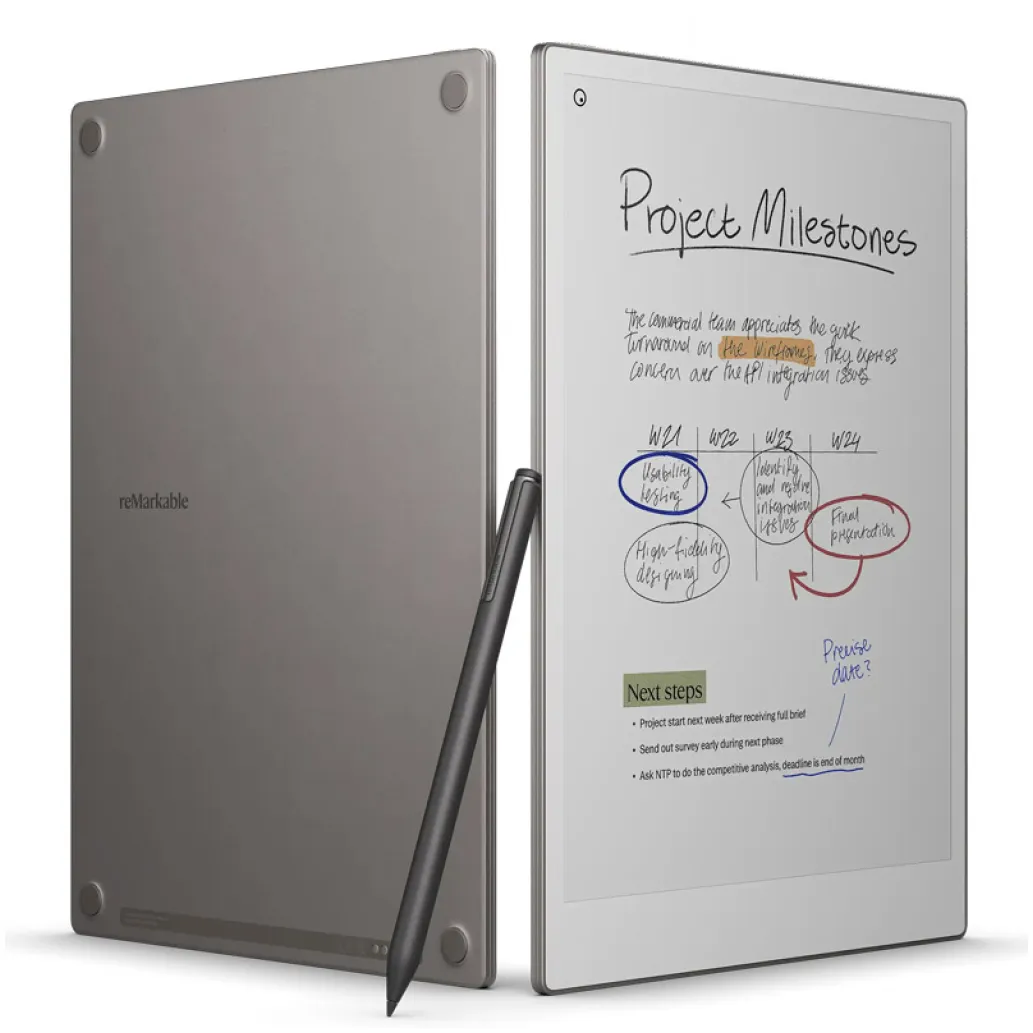 E-bralnik 11,8" reMarkable Paper Pro + Marker PLUS pisalo + Book Folio Premium leather rjav 64GB () E-bralnik 11,8" reMarkable Paper Pro + Marker PLUS pisalo + Book Folio Premium leather rjav 64GB ()