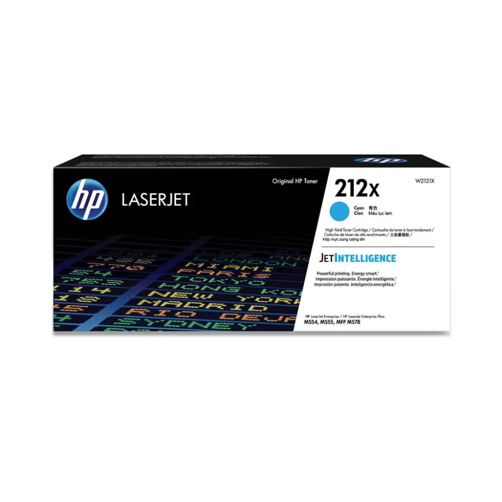 TONER HP 212X CYAN ZA COLOR LJ M554/M555/ MFP M578 ZA 10.000 STRANI (W2121X) TONER HP 212X CYAN ZA COLOR LJ M554/M555/ MFP M578 ZA 10.000 STRANI (W2121X)