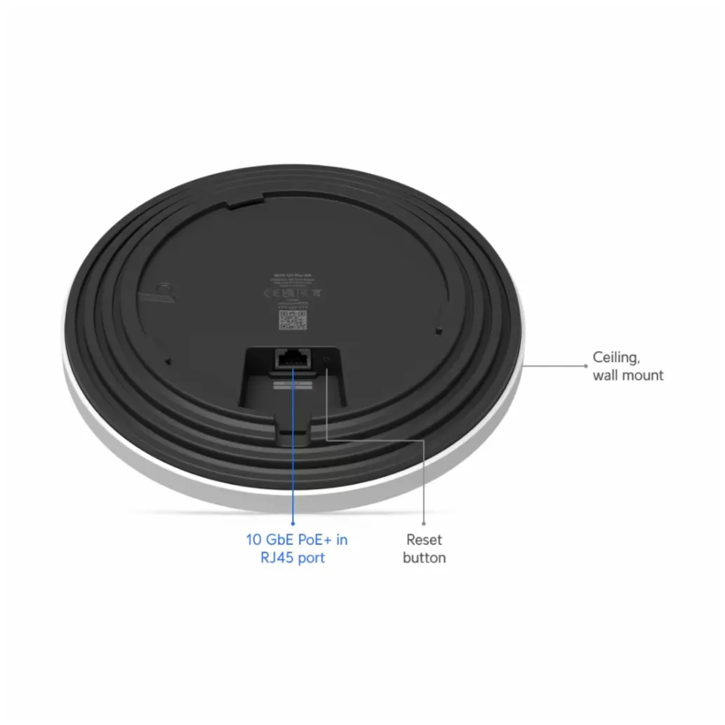 Dostopna točka Ubiquiti PoE+ WiFi7 802.11be 5,8Gbit/s 10GbE uplink PoE+ 6x notranja antena (U7-PRO-XG) Dostopna točka Ubiquiti PoE+ WiFi7 802.11be 5,8Gbit/s 10GbE uplink PoE+ 6x notranja antena (U7-PRO-XG)