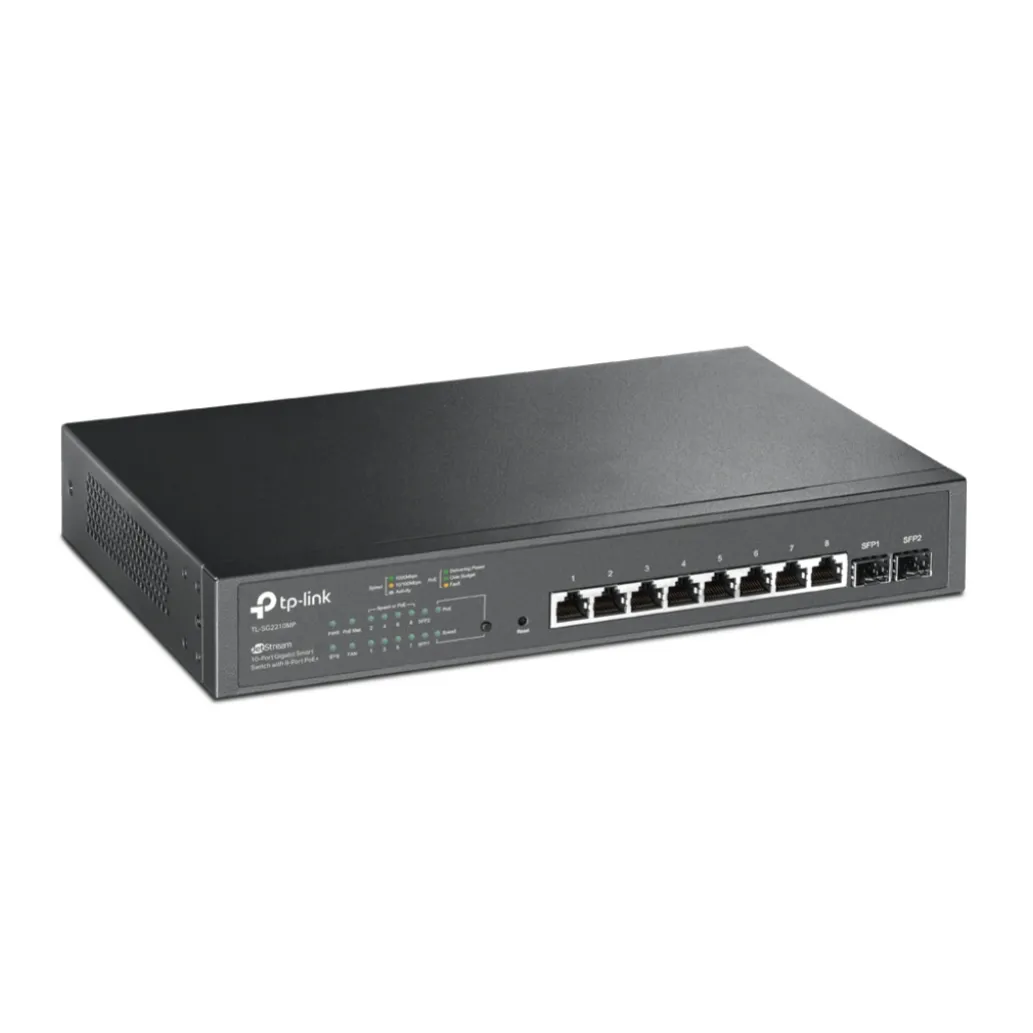 STIKALO 8-PORT 2xSFP TP-Link JetStream Smart 100/1000 1000 PoE+ (TL-SG2210MP) STIKALO 8-PORT 2xSFP TP-Link JetStream Smart 100/1000 1000 PoE+ (TL-SG2210MP)