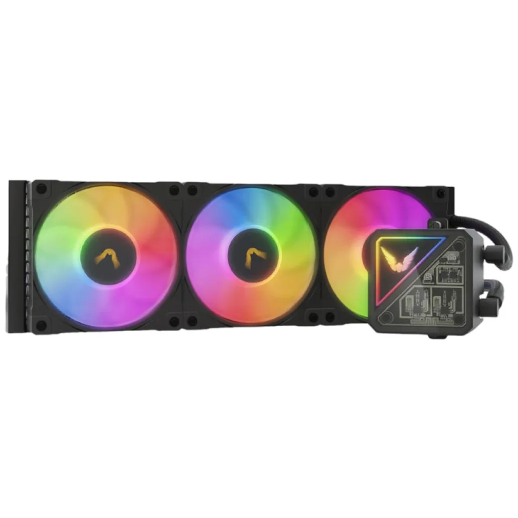 Vodno hlajenje Valkyrie V360 Lite - 360mm ARGB črna (VK-AIOVL360B) Vodno hlajenje Valkyrie V360 Lite - 360mm ARGB črna (VK-AIOVL360B)