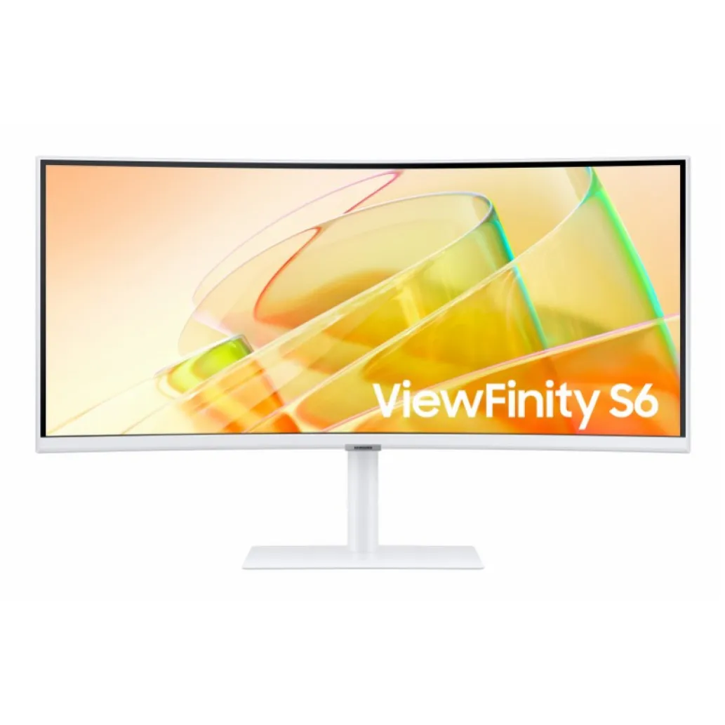 Monitor Samsung 86,4 cm (34,0") S34C650TAU 3440x1440 Curved 100Hz VA 5ms HDMI DisplayPort 2xThunderbolt4 90W 3xUSB3.0 HAS Zvočniki 2x5W sRGB115% FreeSync RJ45 KVM HDR10 ViewFinity S6 Bele barve Monitor Samsung 86,4 cm (34,0") S34C650TAU 3440x1440 Curved 100Hz VA 5ms HDMI DisplayPort 2xThunderbolt4 90W 3xUSB3.0 HAS Zvočniki 2x5W sRGB115% FreeSync RJ45 KVM HDR10 ViewFinity S6 Bele barve