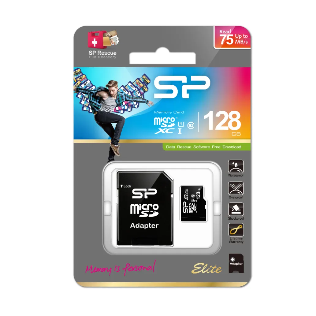 Spominska kartica SDXC-Micro 128GB SiliconPower 85MB/s/U1 V10 UHS-I +adapter (SP128GBSTXBU1V10SP) Spominska kartica SDXC-Micro 128GB SiliconPower 85MB/s/U1 V10 UHS-I +adapter (SP128GBSTXBU1V10SP)