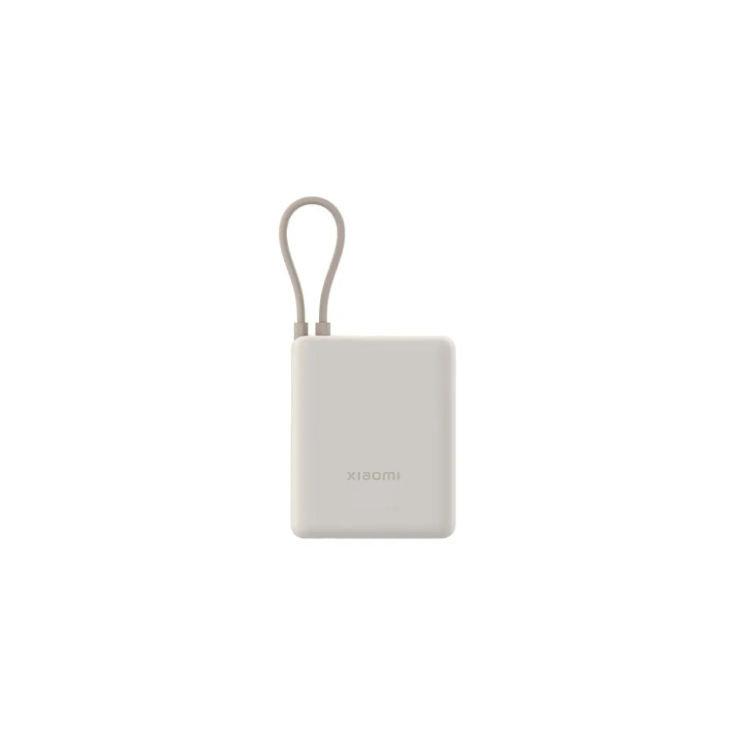 Prenosna baterija Xiaomi 10000mAh 33W USB-A USB-C integriran kabel USB-C bež (59602) Prenosna baterija Xiaomi 10000mAh 33W USB-A USB-C integriran kabel USB-C bež (59602)