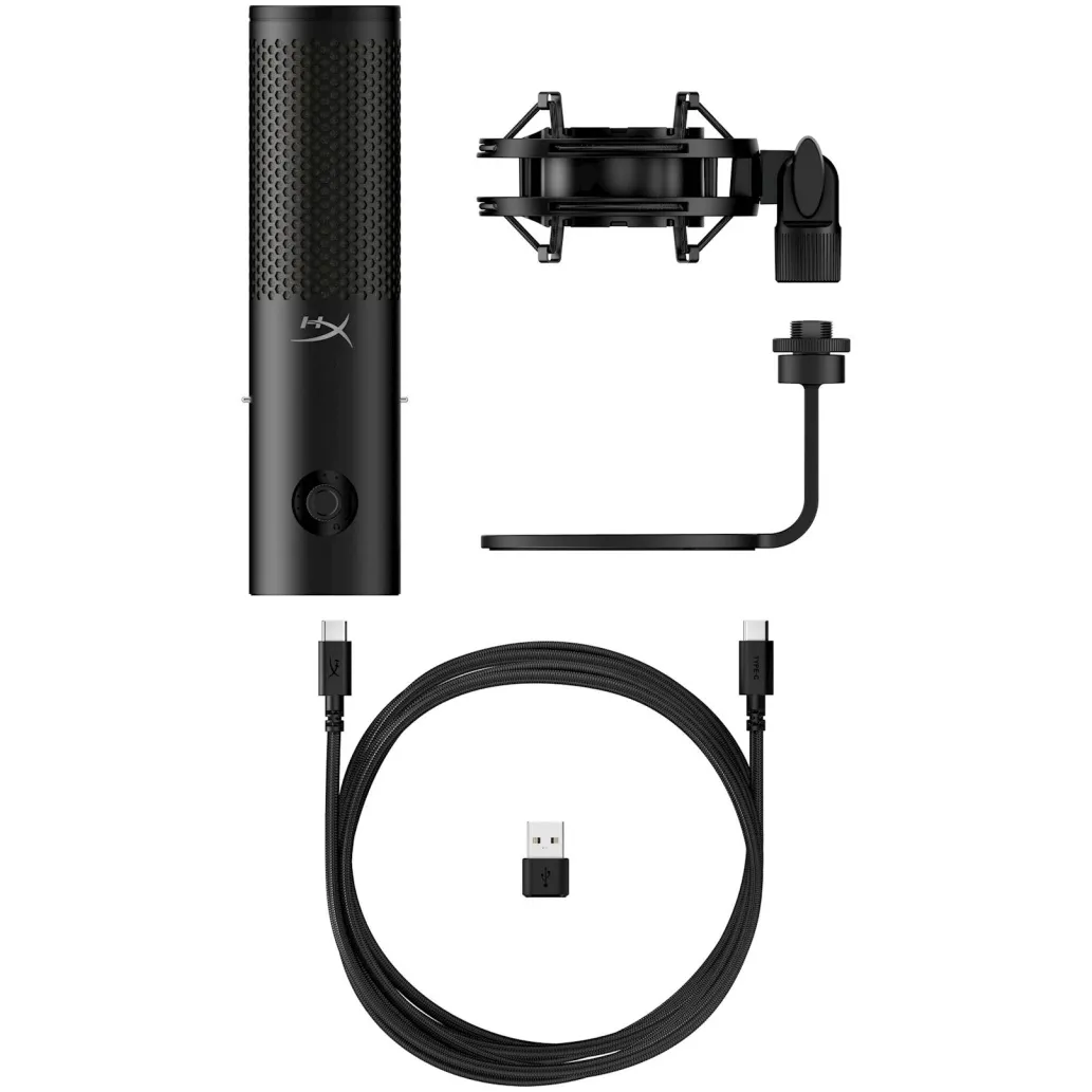 Žični mikrofon USB-C HP HyperX QuadCast 2 S s stojalom (9A273AA) Žični mikrofon USB-C HP HyperX QuadCast 2 S s stojalom (9A273AA)