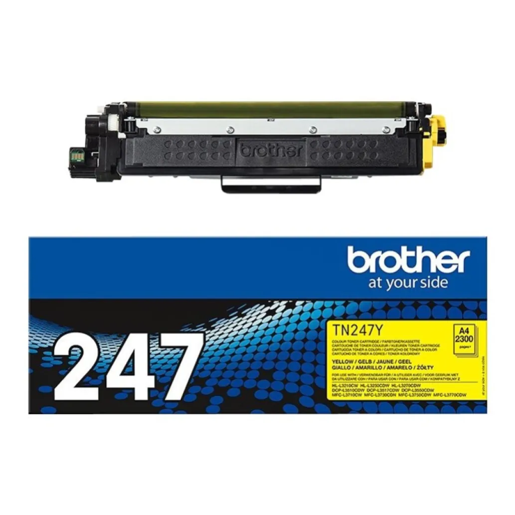 TONER Brother rumen visoke zmogljivosti TN247Y TONER Brother rumen visoke zmogljivosti TN247Y
