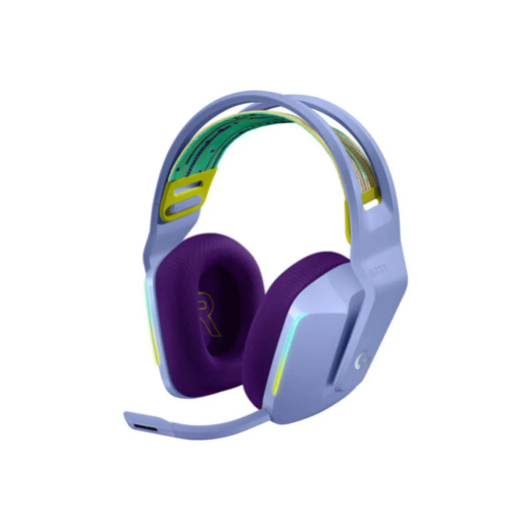 Slušalke gaming Logitech brezžične G733 Lightspeed 2,4Hz - vijolične (981-000890) Slušalke gaming Logitech brezžične G733 Lightspeed 2,4Hz - vijolične (981-000890)