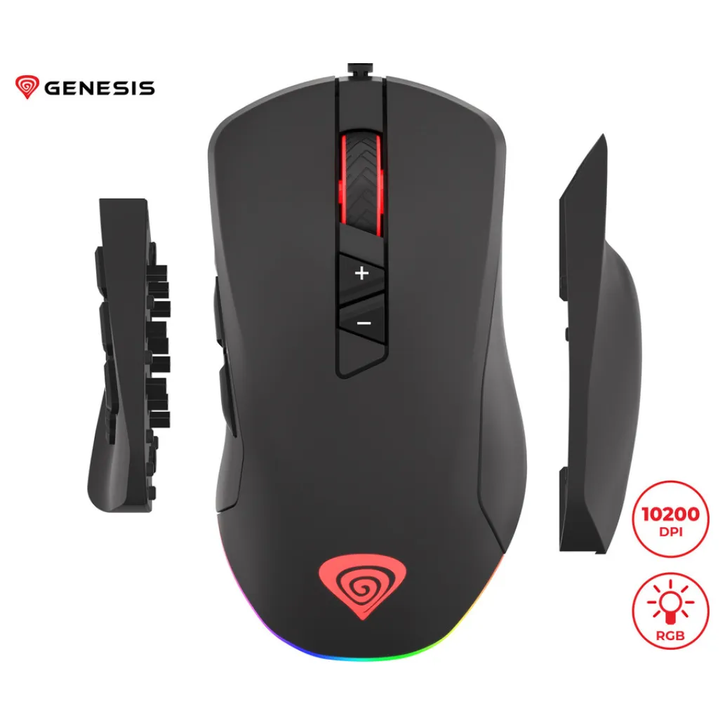 Miš Genesis Žična Xenon 770 gaming črna 10200DPI RGB LED osvetlitev (MOUSE-GEN-XEN770) Miš Genesis Žična Xenon 770 gaming črna 10200DPI RGB LED osvetlitev (MOUSE-GEN-XEN770)