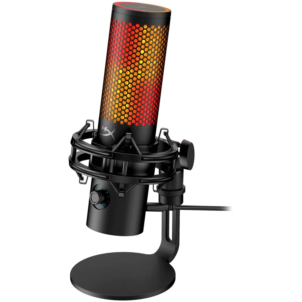 Žični mikrofon USB-C HP HyperX QuadCast 2 S s stojalom (9A273AA) Žični mikrofon USB-C HP HyperX QuadCast 2 S s stojalom (9A273AA)