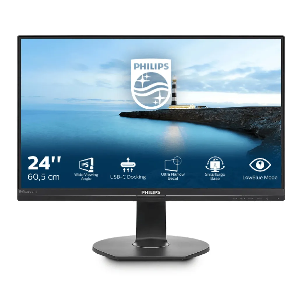 Monitor Philips 60,5 cm (23,8") 241B7QUPBEB 1920x1080 IPS 5ms VGA HDMI DisplayPort 2xUSB3.0 Pivot Zvočniki sRGB RJ45 Monitor Philips 60,5 cm (23,8") 241B7QUPBEB 1920x1080 IPS 5ms VGA HDMI DisplayPort 2xUSB3.0 Pivot Zvočniki sRGB RJ45