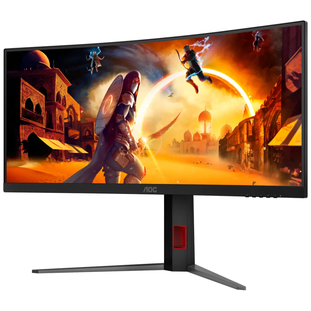 Monitor aoc 86,4 cm (34,0") cu34g4z 3440x1440 curved gaming 240hz fast-va  0,3ms 2xhdmi displayport 2xusb3. 2 has dci-p3-103% adaptivesync hdr400 g4 -  komponentko