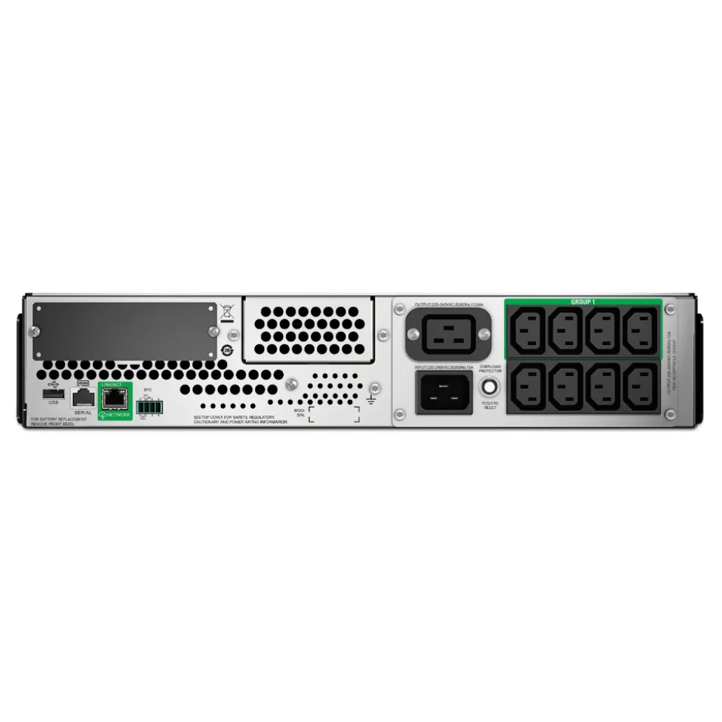 UPS APC Smart-UPS Line-Interactive 3000VA/2700W 230V 9x220V rackmount (SMT3000RMI2UC) UPS APC Smart-UPS Line-Interactive 3000VA/2700W 230V 9x220V rackmount (SMT3000RMI2UC)