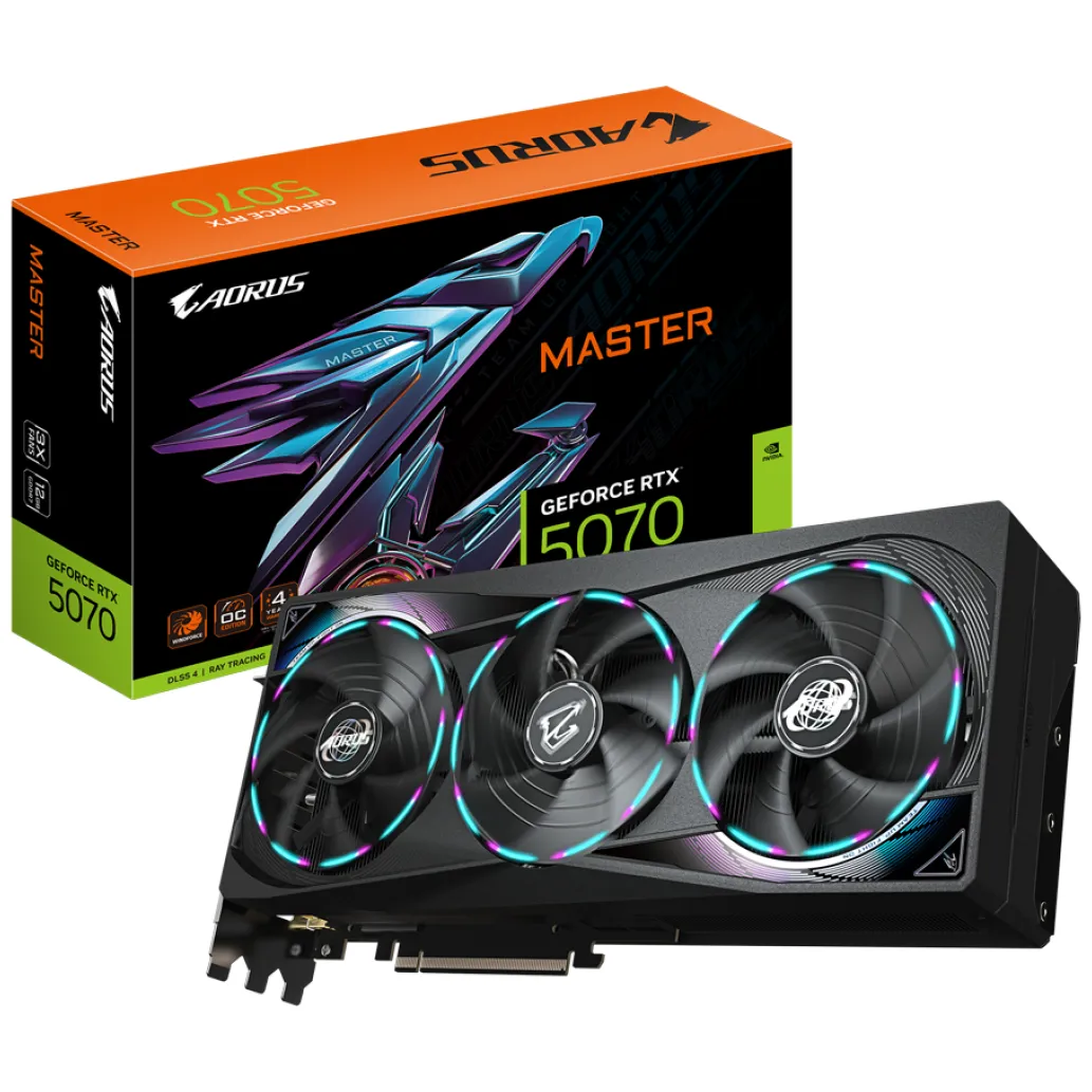 Grafična kartica nVidia RTX5070 GigaByte AORUS MASTER - 12GB GDDR7 (GV-N5070AORUS M-12GD) Grafična kartica nVidia RTX5070 GigaByte AORUS MASTER - 12GB GDDR7 (GV-N5070AORUS M-12GD)