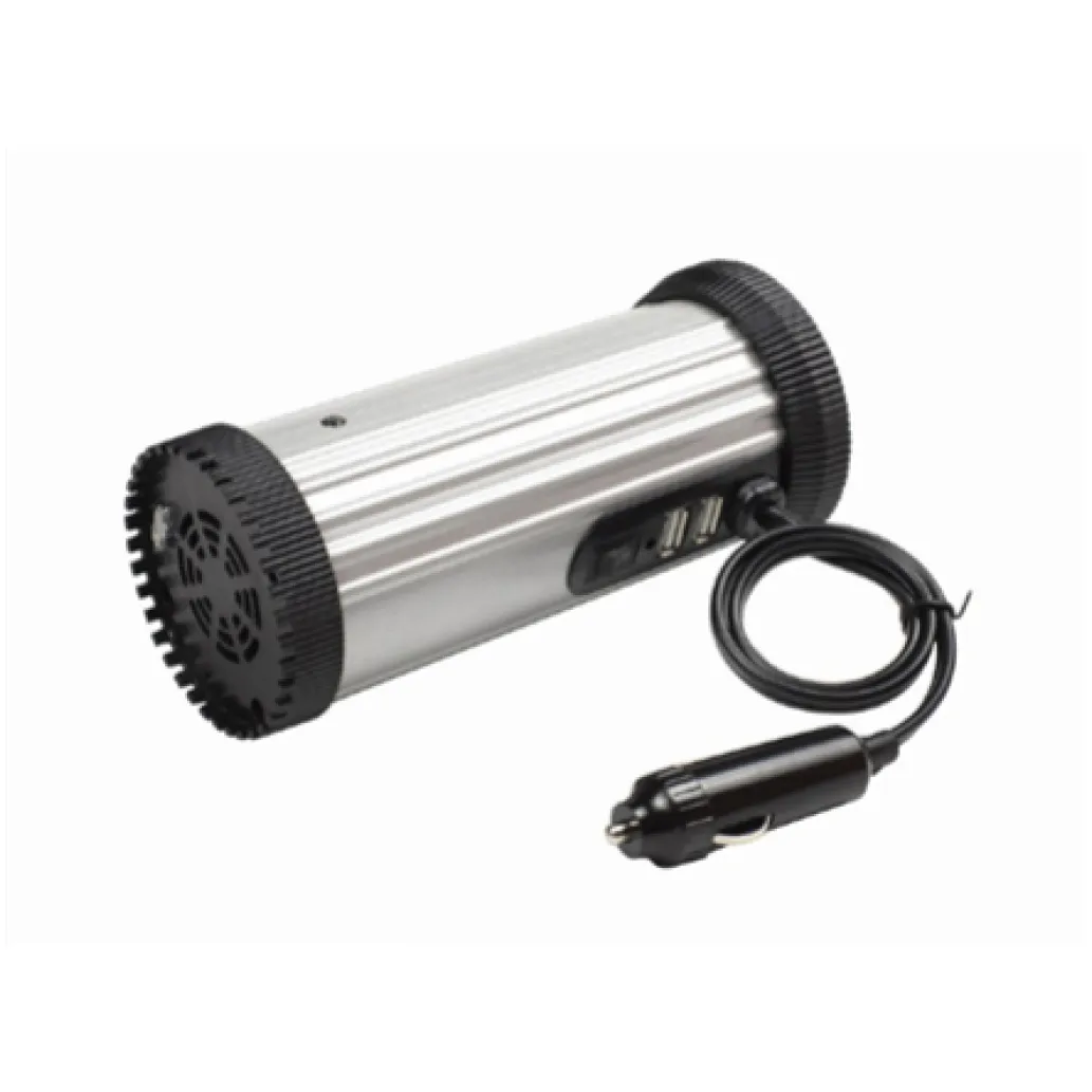 Razsmernik 12=>230V 150W 220V 2xUSB Gembird EG-PWC150-01 Razsmernik 12=>230V 150W 220V 2xUSB Gembird EG-PWC150-01