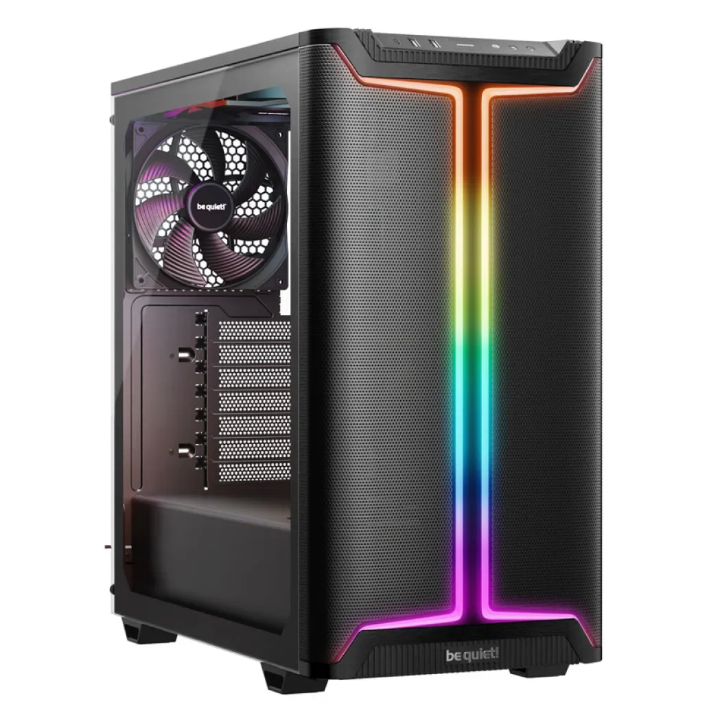 Be quiet! Pure base 501 dx rgb | atx | črno računalniško ohišje 1 Be quiet! Pure base 501 dx ohišje - črna rgb komponentko