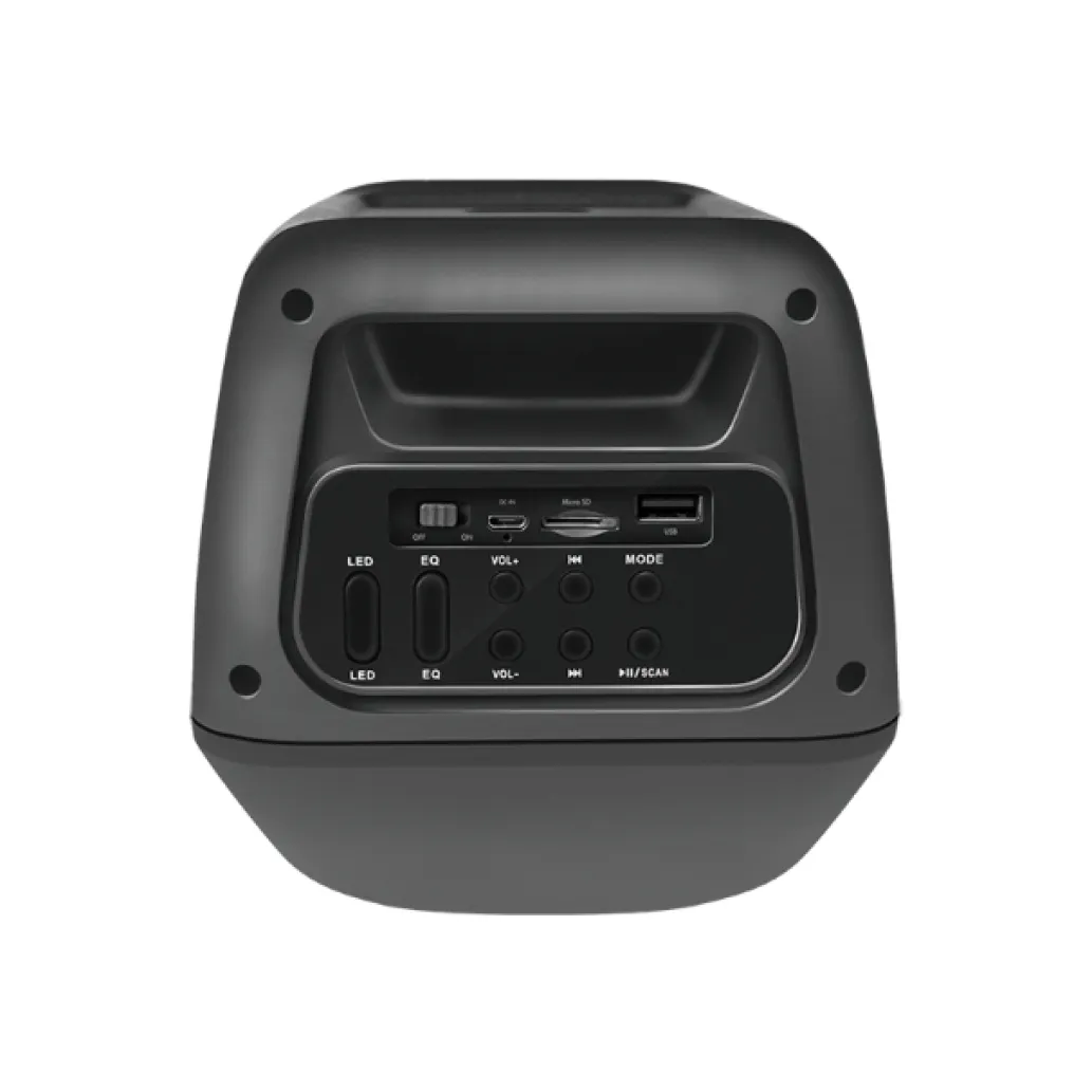 Zvočnik Bluetooth LogiLink z osvetljavo TWS 10 W - črni (SP0058) Zvočnik Bluetooth LogiLink z osvetljavo TWS 10 W - črni (SP0058)