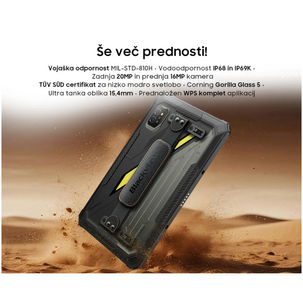 Tablični računalnik 27,9 cm (11") Blackview ACTIVE 7 6GB 128GB LTE Android črna (TAB-BV-ACTIVE7-6-128-B) Tablični računalnik 27,9 cm (11") Blackview ACTIVE 7 6GB 128GB LTE Android črna (TAB-BV-ACTIVE7-6-128-B)