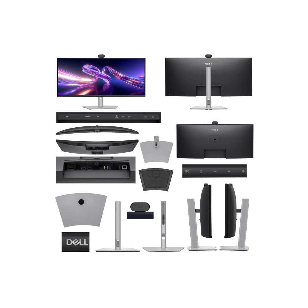 Monitor Dell 86,4 cm (34,0") P3426WEV 3440x1440 Curved konferenca 100Hz IPS 5ms HDMI DisplayPort USB-C 90W 3xUSB3.2 USB-C-Out HAS Kamera 3H sRGB99% RJ45 PRO Monitor Dell 86,4 cm (34,0") P3426WEV 3440x1440 Curved konferenca 100Hz IPS 5ms HDMI DisplayPort USB-C 90W 3xUSB3.2 USB-C-Out HAS Kamera 3H sRGB99% RJ45 PRO