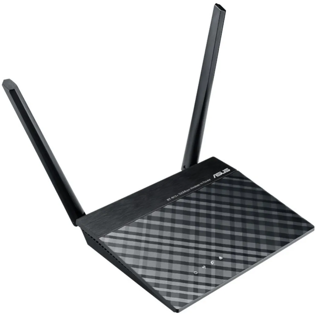 Usmerjevalnik - Router brezžični Asus RT-N12+ WiFi4 802.11n N300 300Mbit/s 4xLAN 2x antena (90IG01N0-BM3010) Usmerjevalnik - Router brezžični Asus RT-N12+ WiFi4 802.11n N300 300Mbit/s 4xLAN 2x antena (90IG01N0-BM3010)