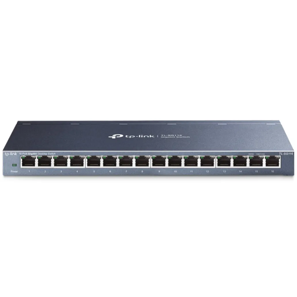 STIKALO 16-PORT TP-Link 100/1000 (TL-SG116) STIKALO 16-PORT TP-Link 100/1000 (TL-SG116)