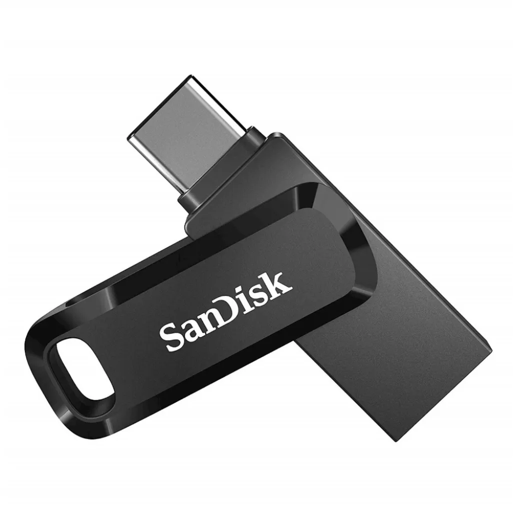 Spominski ključek 128GB USB 3.2/USB-C Sandisk Dual Drive Go 400MB/s plastičen vrtljiv črn (SDDDC3-128G-G46) Spominski ključek 128GB USB 3.2/USB-C Sandisk Dual Drive Go 400MB/s plastičen vrtljiv črn (SDDDC3-128G-G46)