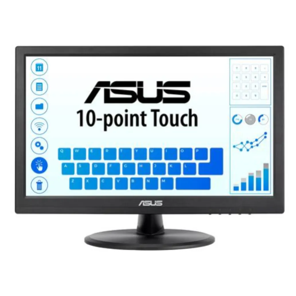 Monitor touch Asus 39,6 cm (15,6") VT168HR 1366x768 POS TN 5ms VGA HDMI USB Monitor touch Asus 39,6 cm (15,6") VT168HR 1366x768 POS TN 5ms VGA HDMI USB
