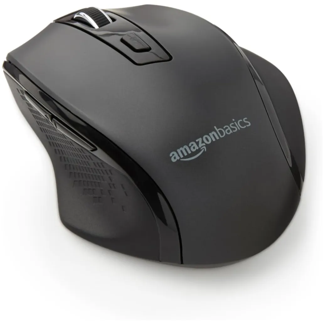 Miš brezžična desktop AmazonBasics Ergonomic Mouse 3600DPI ergonomična grafitna nastavljiva občutljivost (600, 1000, 1600, 2400 or 3600 dpi), dim 10.4 x 7.4 x 3.8 cm (G6B-BK) Miš brezžična desktop AmazonBasics Ergonomic Mouse 3600DPI ergonomična grafitna nastavljiva občutljivost (600, 1000, 1600, 2400 or 3600 dpi), dim 10.4 x 7.4 x 3.8 cm (G6B-BK)