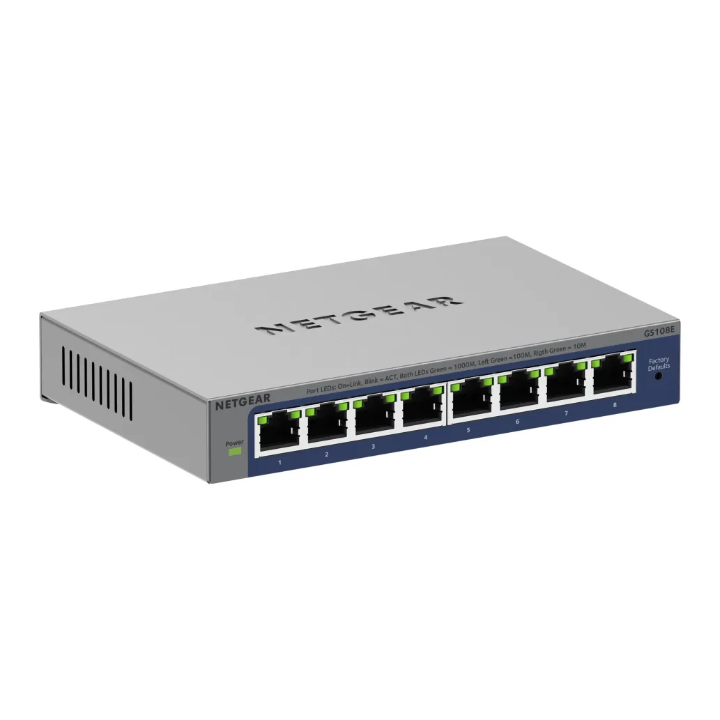 STIKALO 8-PORT Netgear GS108E-400EUS Gigabit (GS108E-400EUS) STIKALO 8-PORT Netgear GS108E-400EUS Gigabit (GS108E-400EUS)