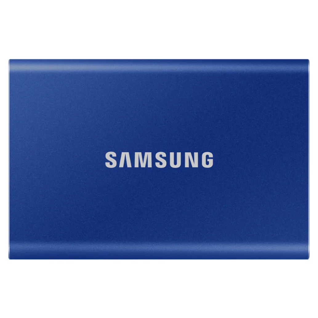 Prenosni disk SSD 1TB USB-C Samsung T7 1050/1000MB/s - modra (MU-PC1T0H/WW) Prenosni disk SSD 1TB USB-C Samsung T7 1050/1000MB/s - modra (MU-PC1T0H/WW)