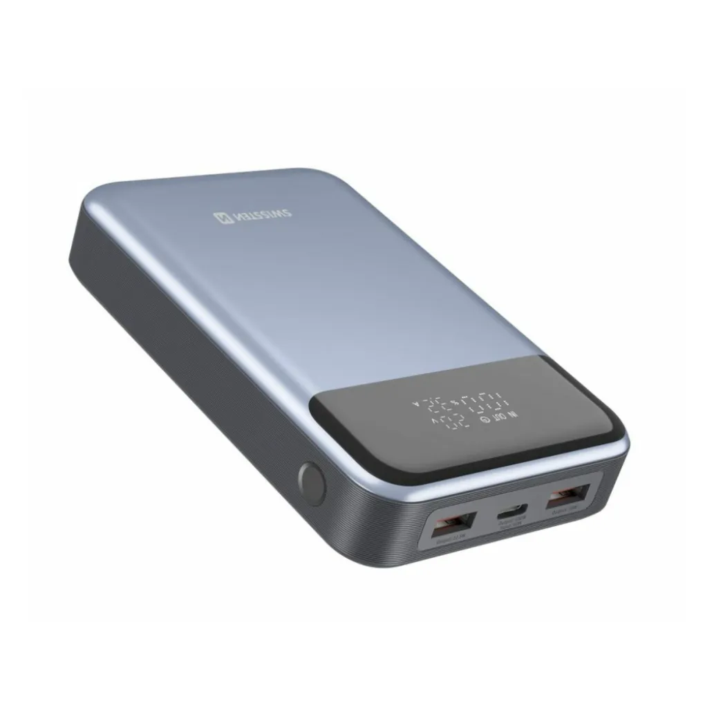 Prenosna baterija Swissten 20000mAH 100W PD USB-C 2xUSB-A (22013932) Prenosna baterija Swissten 20000mAH 100W PD USB-C 2xUSB-A (22013932)