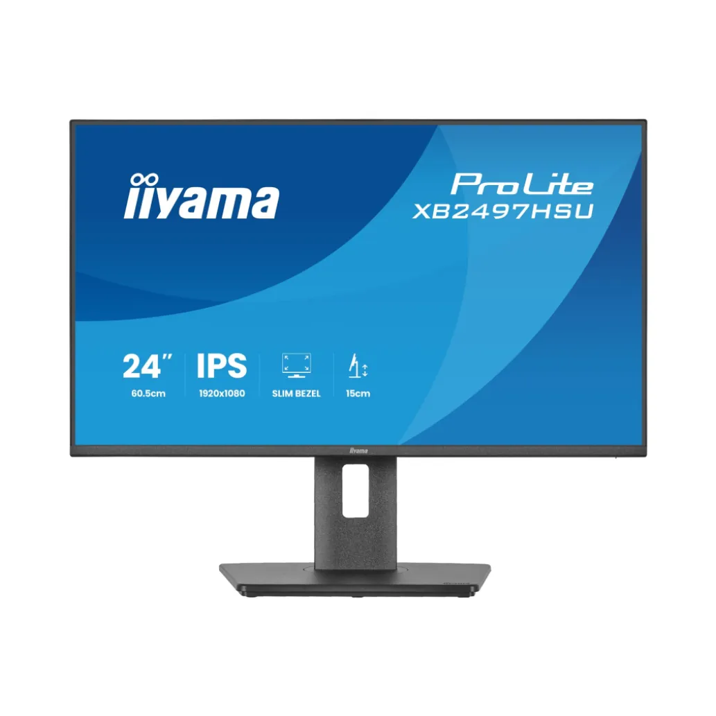 Monitor Iiyama 60,5 cm (23,8") XB2497HSU-B1 1920x1080 120Hz IPS 4ms HDMI DisplayPort 2xUSB3.2 2xUSB-C-Out Pivot Zvočniki sRGB99% AdaptiveSync ProLite Monitor Iiyama 60,5 cm (23,8") XB2497HSU-B1 1920x1080 120Hz IPS 4ms HDMI DisplayPort 2xUSB3.2 2xUSB-C-Out Pivot Zvočniki sRGB99% AdaptiveSync ProLite